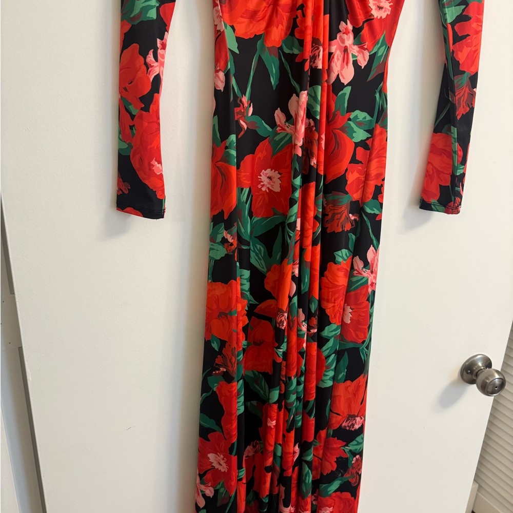 AFRM Vibrant Floral Long Sleeve Dress - Picture 2 of 6